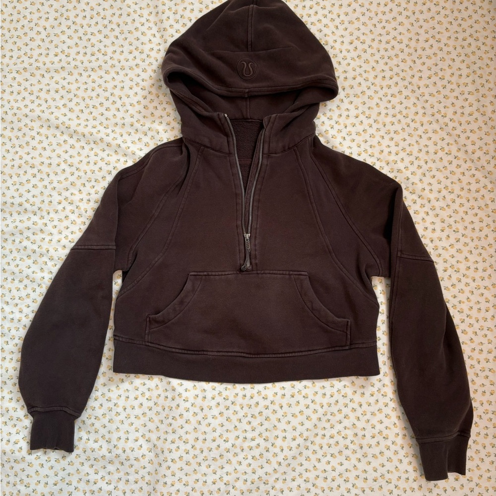 Lulu half zip scuba - Color: Java SOLD